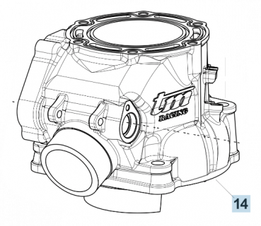 Zylinder 250 MX/E 2T (CARB)  NUDO 19-, # 01269`