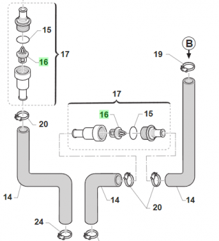 Thermostat 65 Grad, # 23088`