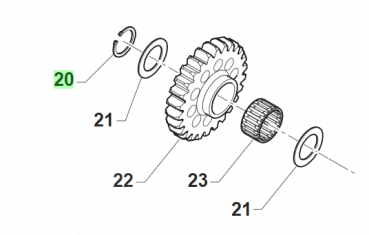 SEEGER Kickstarterwelle 250 E17, # 49253`