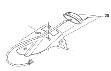 Kotflügelanbauteil Enduro  M.00/03  CPL ist ersetzt durch Artikelnummer 67135.08