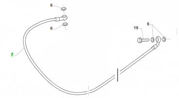 Bremsleitung hinten 2T/4T M.2022, # 69379`