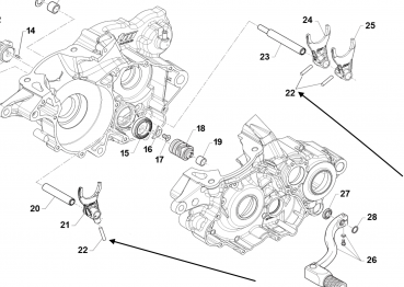 Führungsstift Schaltgabel/Schaltwalze ab 2019, # F19533