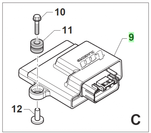 ECU 300 MX/EN 2T CARB 6S MY22 (ECU eM007), # 08063.0`