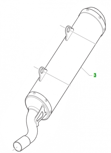 Schalldämpfer, Enduro, # 27150.15`
