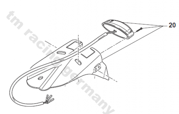 Kotflügelanbauteil Enduro  M.00/03  CPL ist ersetzt durch Artikelnummer 67135.08