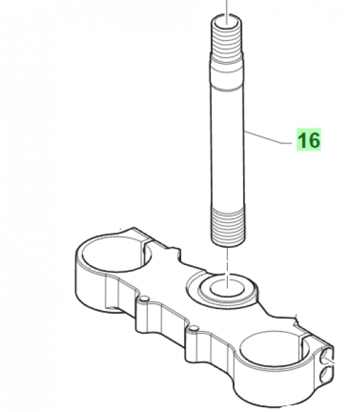 Steuerkopfrohr junior 85, mod 13/-, # 72097`