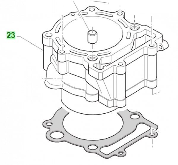 Zylinder TM Racing 450cc  4T D. 95, # F01710`