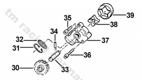 Zahnrad Ölpumpe , Z12, # F40835`