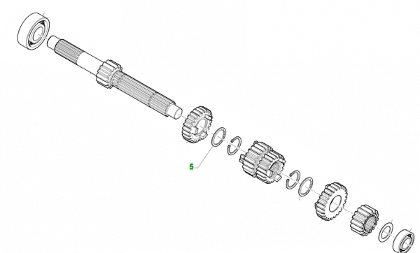 Zwischenscheibe Getriebe Z14/250N, # F40896`