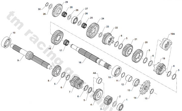 Zahnrad 6a VEL. Z20  A.P. # F40898