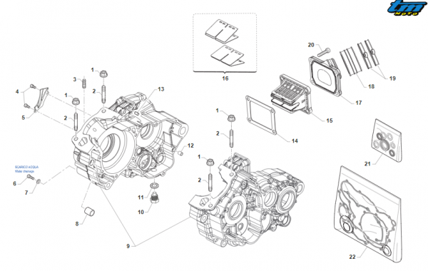 Kit Wellendichtringe 125 ES, my25  , # 04046`